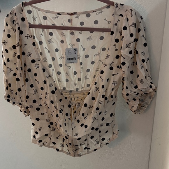 Free people Polka Dot Women's Top - Picture 3 of 4